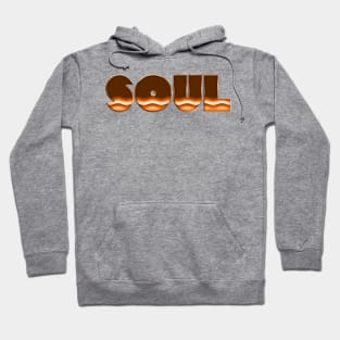 SOUL //// Retro Soul 70s Music Fan Design Hoodie